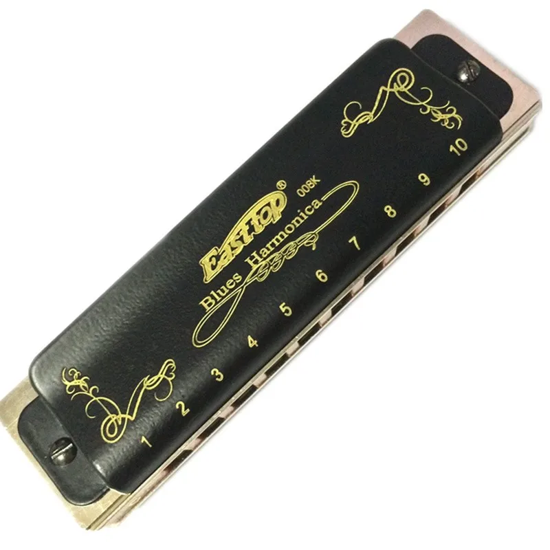 Горячая Распродажа Easttop Harmonica T008K Diatonic 10 Hole Armonica Blues mondharmonica gaita de boca Mouth Ogan