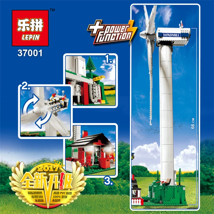 

Lepin 37001 Genuine Street Series Vestas Windmill Turbine Set 873pcs Educational Building Blocks Bricks Toys Model Gifts 4999