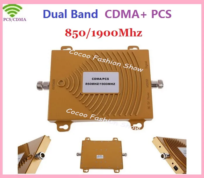 

Hot 65dbi GSM 3G CDMA 850Mhz PCS 1900Mhz Repeater , Dual Band CDMA 850 + PCS 1900 Booster , GSM 2G Mobile Phone Signal Amplifer