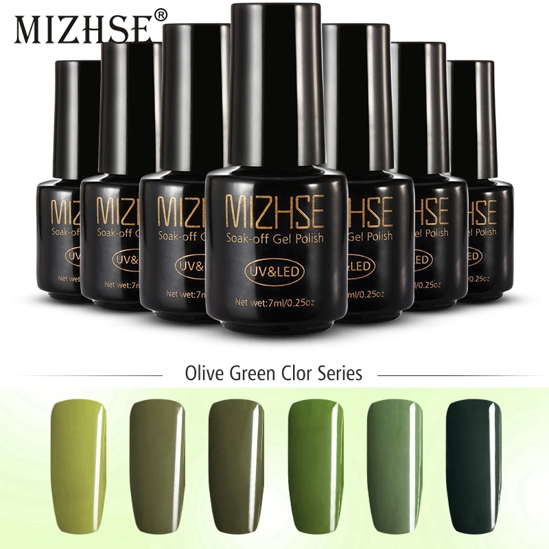 MIZHSE الأشعة فوق البنفسجية هلام مسمار البولندية Gellak الأشعة فوق البنفسجية هلام البولندية ورنيش UV LED نقع قبالة مسمار ملصقات الأظافر الدائم مسمار...
