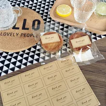 400 шт. 2,7x5 см Спасибо, домашняя наклейка Сумка для печенья этикетки креативная бумажная печать клей декоративные наклейки на заказ s