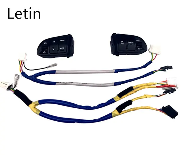 

High Quality For Kia sportage Multi function Steering Wheel Audio Cruise Control Buttons with back light, bluetooth cable