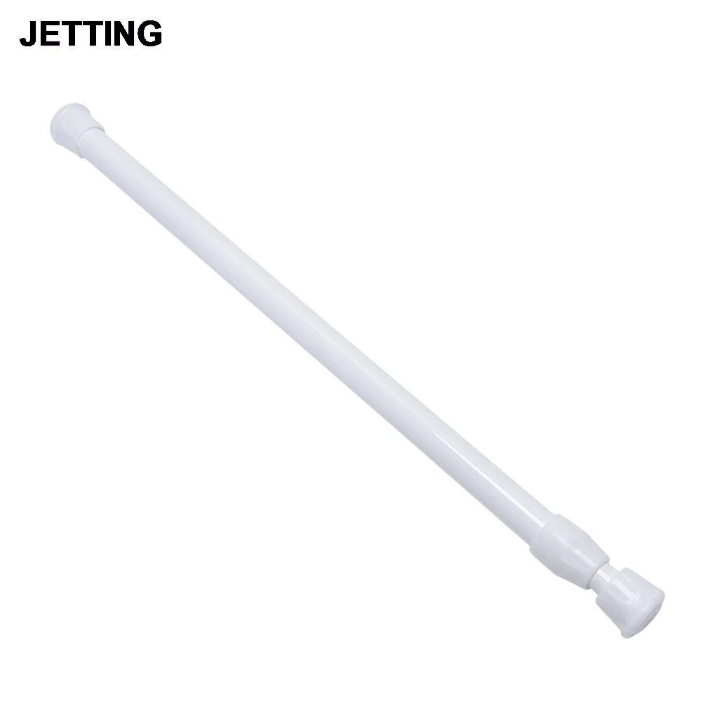 Extendable Shower Curtain Rods Pole Telescopic Spring Tension Rod 55-90cm 