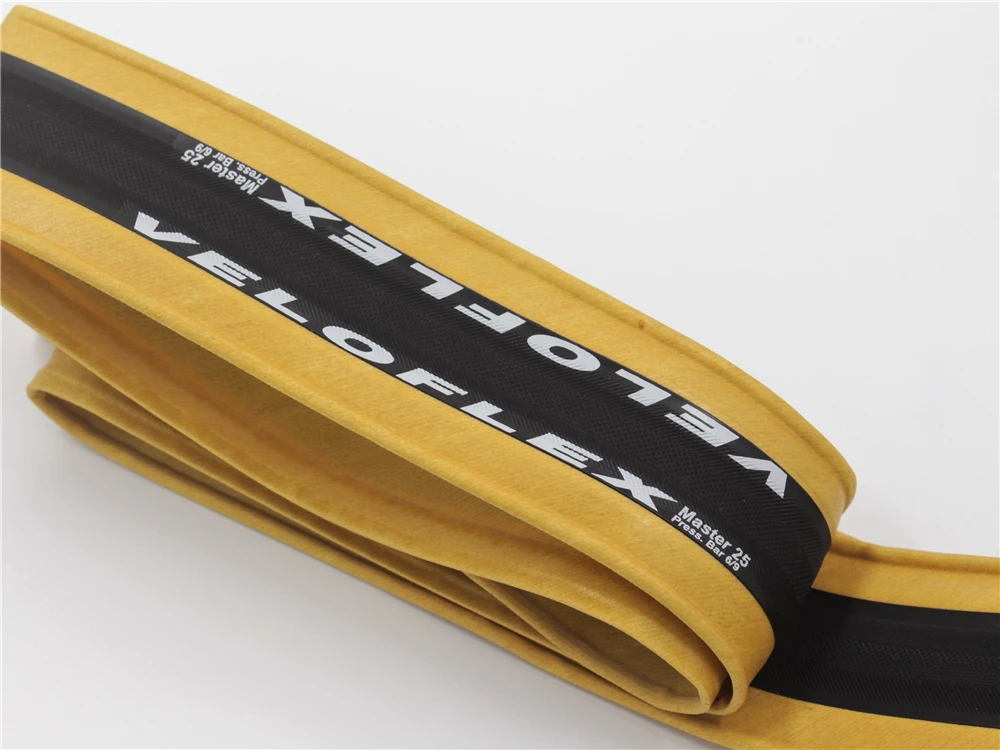 gum sidewall 2 tires 1 pair Veloflex Master clincher 700 X 25 black