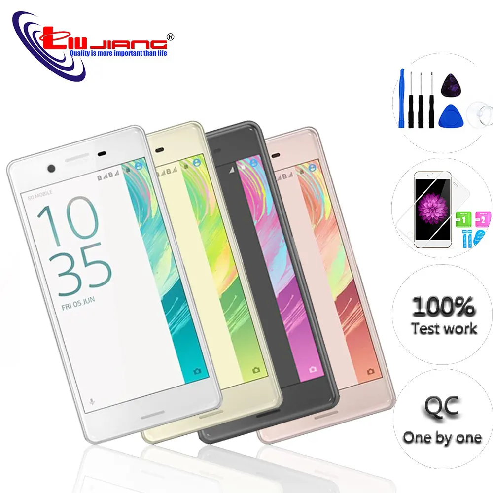 

5.0'' For Sony Xperia X F5121 F5122 LCD Original Display Touch Screen Digitizer Assembly Replacement Parts with Frame