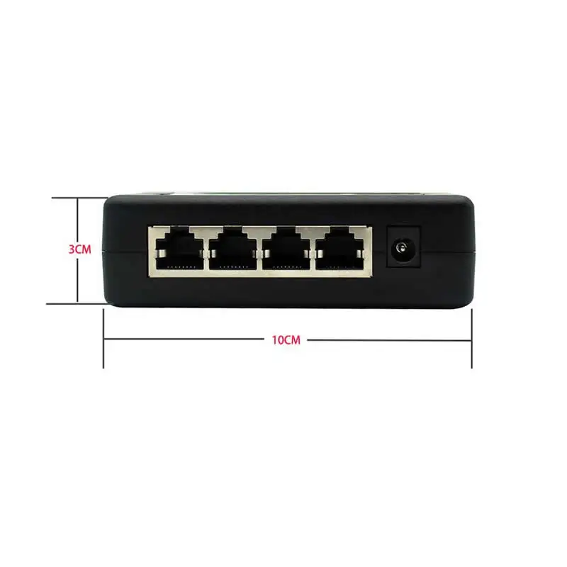 Anpwoo POE S1 S2 4 порта 8 портов инжектор сплиттер для CCTV сети переключатель камеры