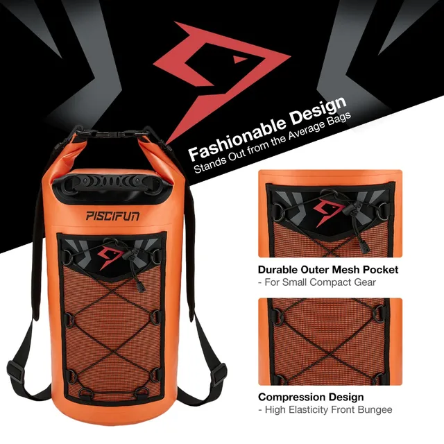 piscifun waterproof dry bag backpack
