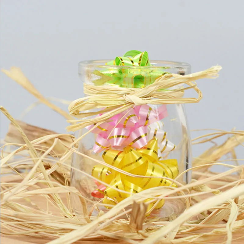 Natural Raffia Dry Straw Paper Gift Wrap Candy Box Packaging Rope Wedding Party Decor Flower Rustic Decor DIY Supplies