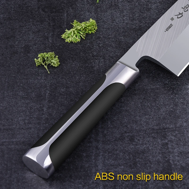 Shuangmali Sushi Knife Japanese Sashimi Utility Kitchen Knives Meat Cleaver High Carbon Stainless Steel Fish Knife 8\