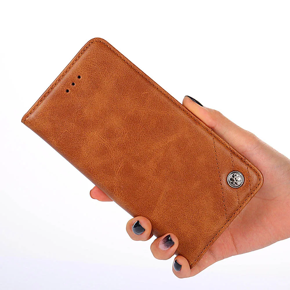 Для samsung Galaxy A5 A6 A7 A8 A8+ чехол Кожаный чехол-книжка с бумажником подставкой Чехол для samsung A6 A6 плюс - Цвет: Светло-коричневый