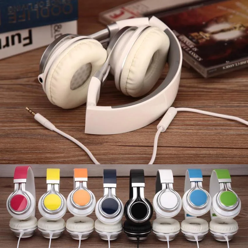 Bluetooth наушники TOPROAD складные 3 5 мм для iPhone MP3|head phones|head phones for iphonemobile phone headphone |