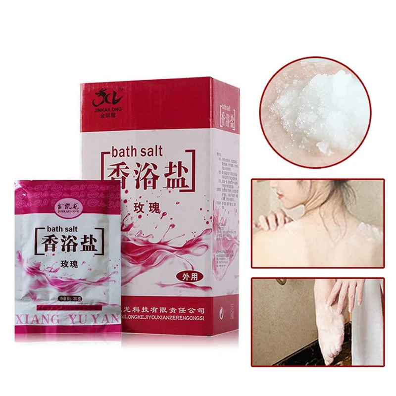 

Body Relaxing Bath Sea Salts Spa Shower Favors Skin Care 4 Scents Choose