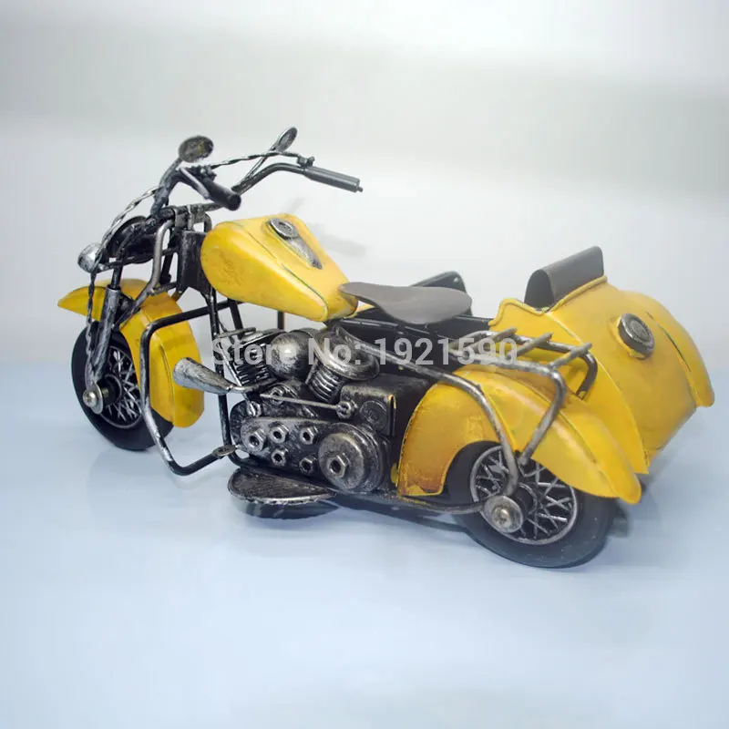 Vintage Motor Tricycle yellow (5)
