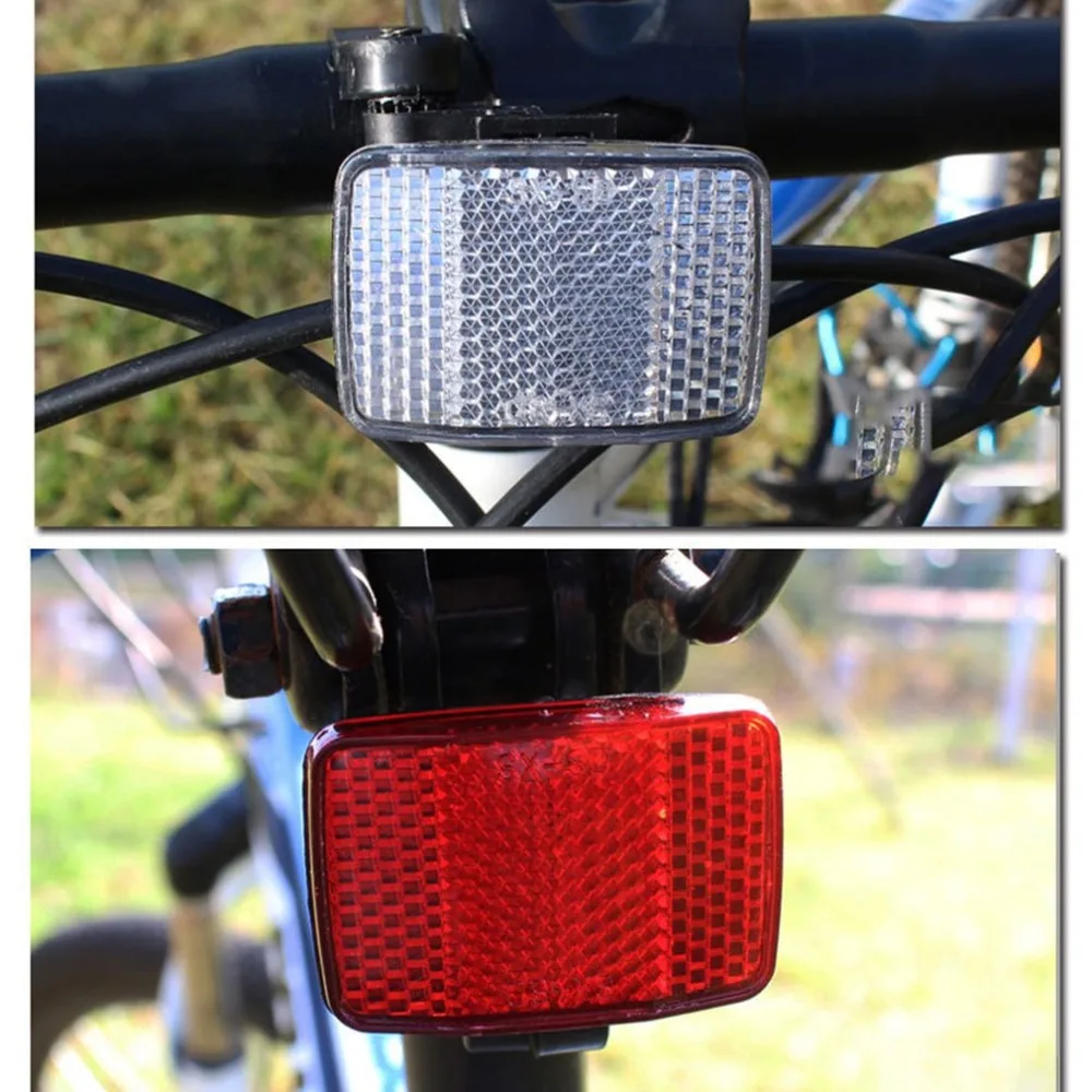 Excellent Bicycle Front Rear Reflective Lens MTB Road Bike Automatic Reflectors Cycling Warning Light Cycling Safety Accessories 3
