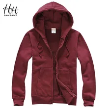 HanHent Mode Einfarbig Fleece Sweatshirts Mann Dicken Herbst Winter Strickjacke Streetwear Fitness Jacke Männer casual Hoodies