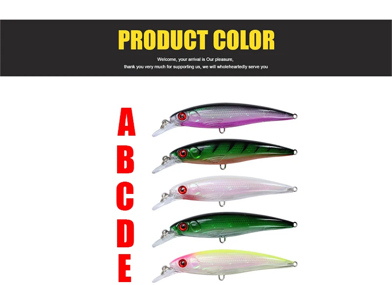 Amlucas Minnow Fishing Lure Laser Hard Bait 11cm 13.5g Floating Fishing Wobblers Crankbait 3D Eyes Swimbait Peche Fishing Tackle