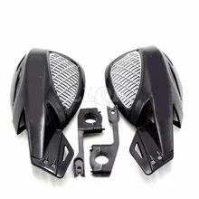 Motocicleta brush bar mano guards7/8 ”handguard 22mm accesorios negro para suzuki honda kawasaki ktm atv protector de la mano guardia