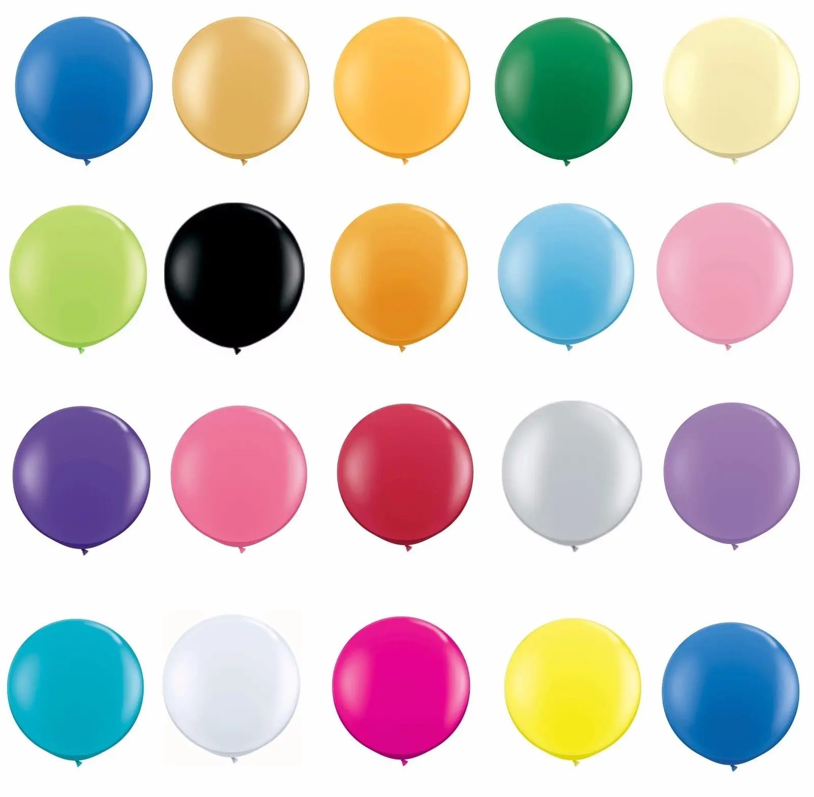 

2pcs Qualatex 36" Large Round Latex Balloon for Weddings Birthday Party Decor