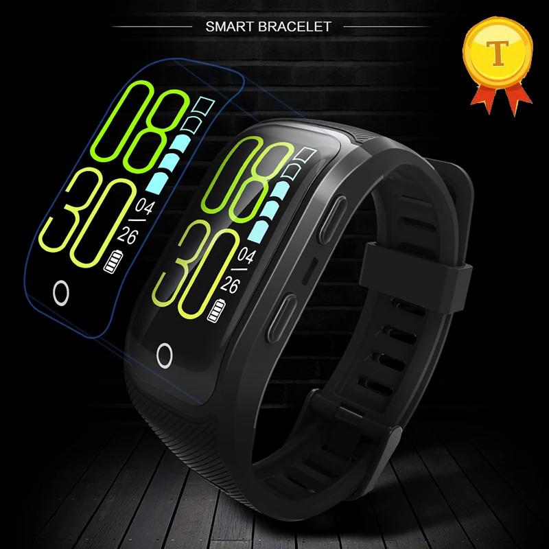 Новое поступление gps Смарт Группа Браслет мониторинга сердечного ритма 0,96 дюймов IP68 Профессиональные Водонепроницаемые 230 мАч умный Браслет