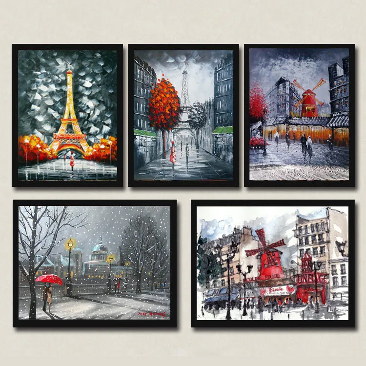 5d Diamond Painting Landscape Eiffel Tower Embroidery Mosaic Chinese Cross Stitch Arts Crafts & Sewing Bead Embroidery Icon