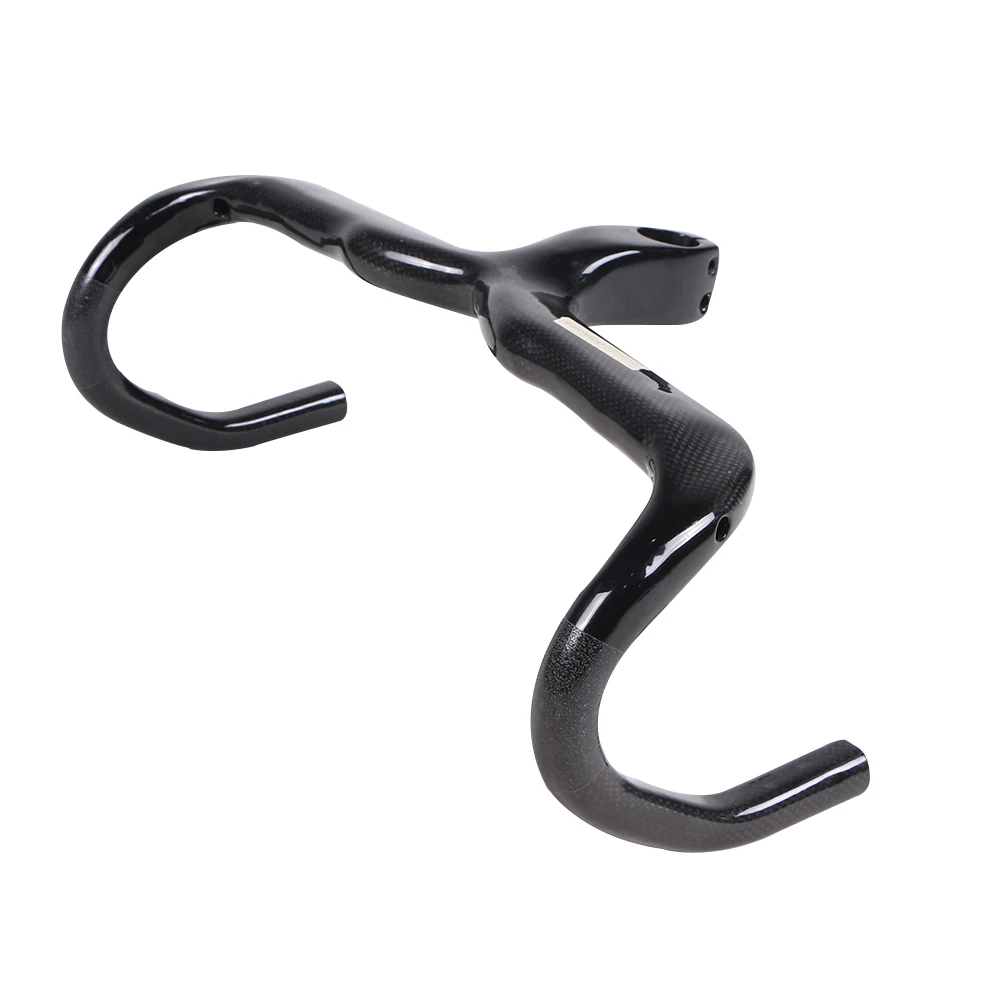 Carbon Fiber Road Bicycle Handlebars Racing Drop Bars Integrated