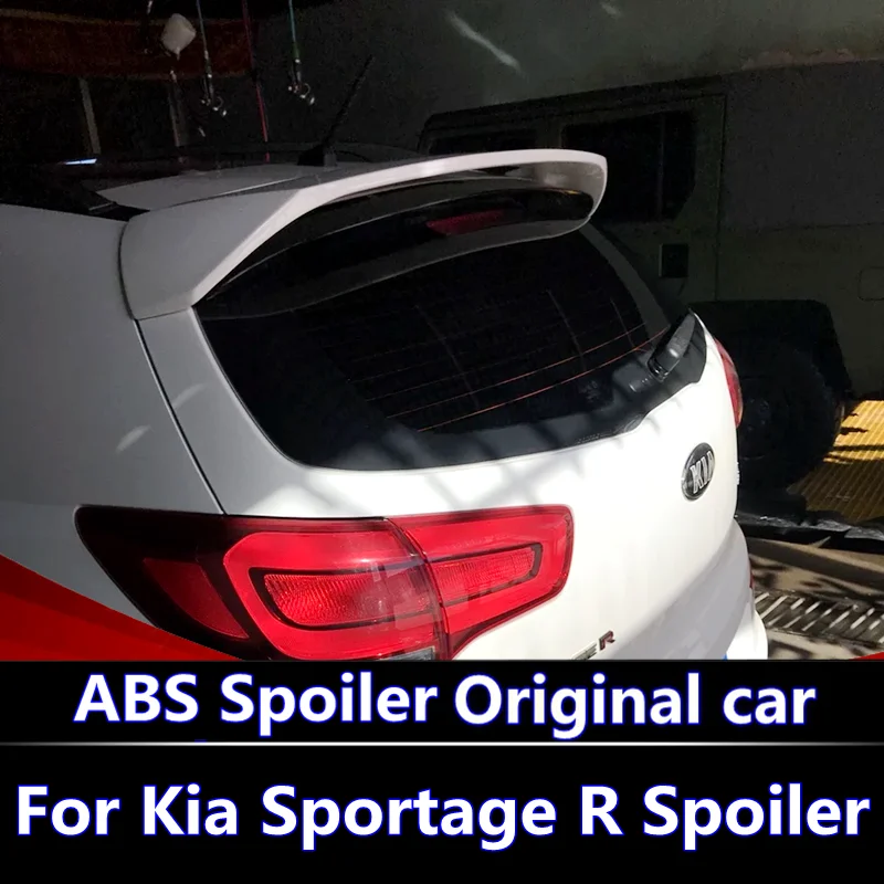 

For Kia Sportage R Spoiler High Quality ABS Material Car Rear Wing Primer Color Rear Spoiler For KIA Sportage Spoiler 2011-2017