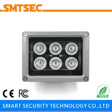 ИК светодиодный алюминиевый корпус 6 шт. массив инфракрасный светодиодный светильник Открытый водонепроницаемый ночного видения ИК-осветитель для CCTV IP камеры
