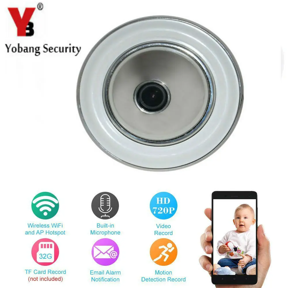 YobangSecurity Wireless Wifi IP Camera 720P Waterproof Security Camera IR CUT Night Version Motion Detection Alarm