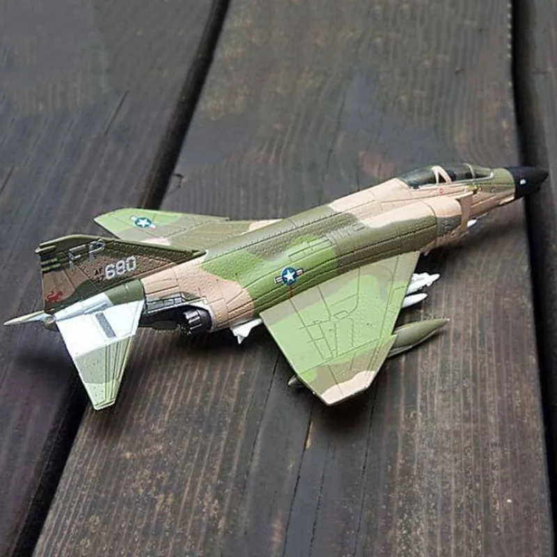 1/144 масштабная F-4C камуфляжная цветная Военная классическая модель самолета, игрушки для взрослых и детей, игрушки для показа