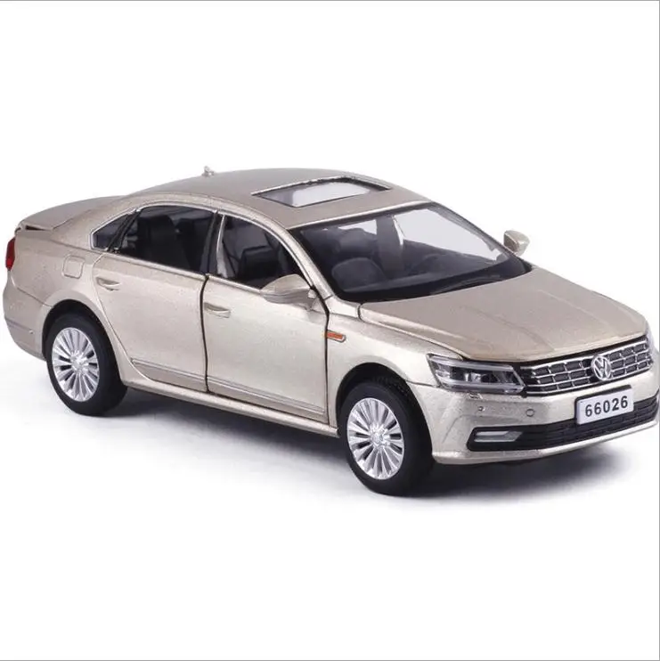  1:32 alloy pull back carhigh simulation Passatdeicast metal model6 open the door toy vehiclesmusica