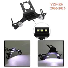 Artudatech CNC рамки для автомобильного номера держатель кронштейн W/светодиодный Moto для YAMAHA YZF-R6 2006- 2007 2009