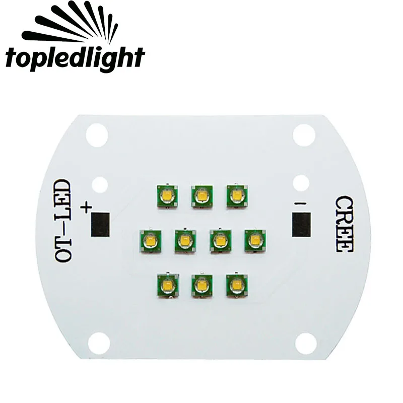 Топ светодиодный светильник на заказ 30 Вт Cree XLamp XP-E XPE холодный белый теплый белый красный желтый синий зеленый высокая мощность светодиодный излучатель лампа светильник