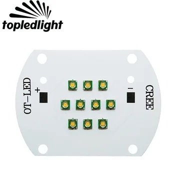 

Topledlight Custom 30W Cree XLamp XP-E XPE Cold White Warm White White Red Yellow Blue Green High Power LED Emitter Lamp Light