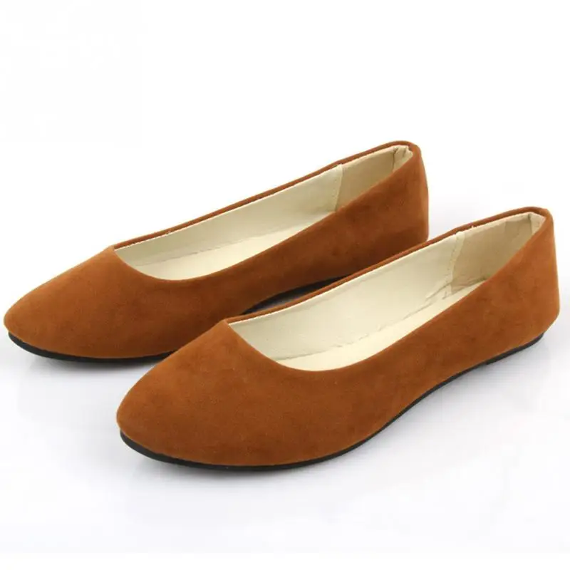 

New Big Size Women Flats Candy Color Woman Loafers Spring Autumn Flat Shoes Women Zapatos Mujer Plus Size 35-40 #926