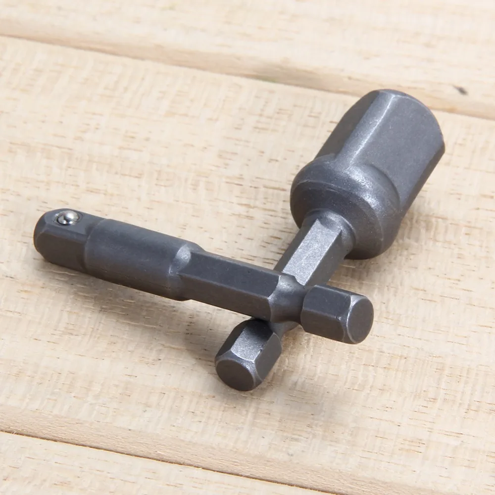 3pcs Wrench Sleeve Extension Bar Hex Shank Drive Power Drill Bit Socket