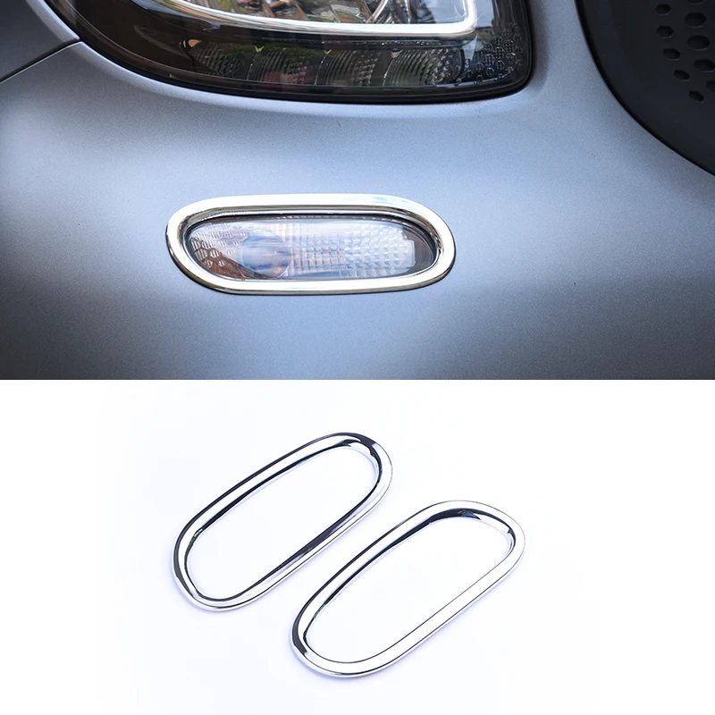 2 шт передний Поворотный Светильник, декоративная наклейка, аксессуары для модификации, внешний стиль автомобиля для нового smart 453 fortwo, автомобильный Стайлинг