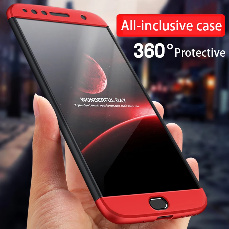 

FGHGF 3 in 1 Matte Shell Cover for Motorola MOTO G5S Plus Case G5 S for Motorola Moto G6 Cover 360 Full Protection Hard PC Cases