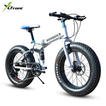 

New brand 4.0 wide fat tire downhill mountain beach snow bicycle outdoor sport 20/26 inch 27 speed folding bike