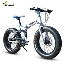 New brand 4.0 wide fat tire downhill mountain beach snow bicycle outdoor sport 20/26 inch 27 speed folding bike