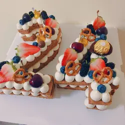 Номера форма для выпечки украшения инструменты формы для тортов пластиковые формы для торта помадка инструмент Свадьба День Рождения