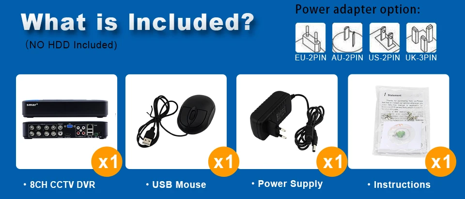 2XQ-Product List 8CH Mini DVR