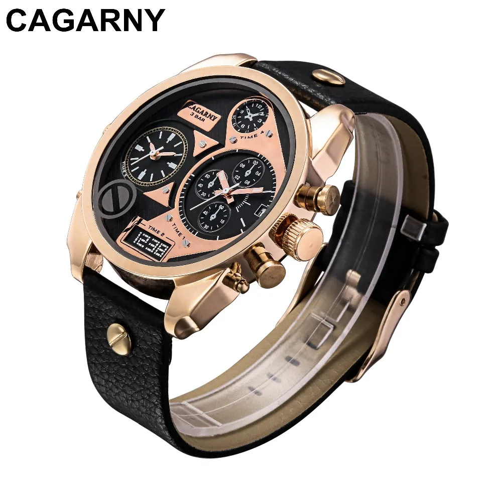 Лучший люксовый бренд модные повседневные спортивные мужские часы кварцевые