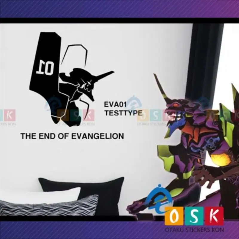 EVA01 first machine body wall stickers animation robots war Transformers stickers