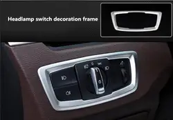 Для BMW X1 украшение для переключателя фар frame установка интерьера 16-2019X1 Обновление специальное автозапчасти