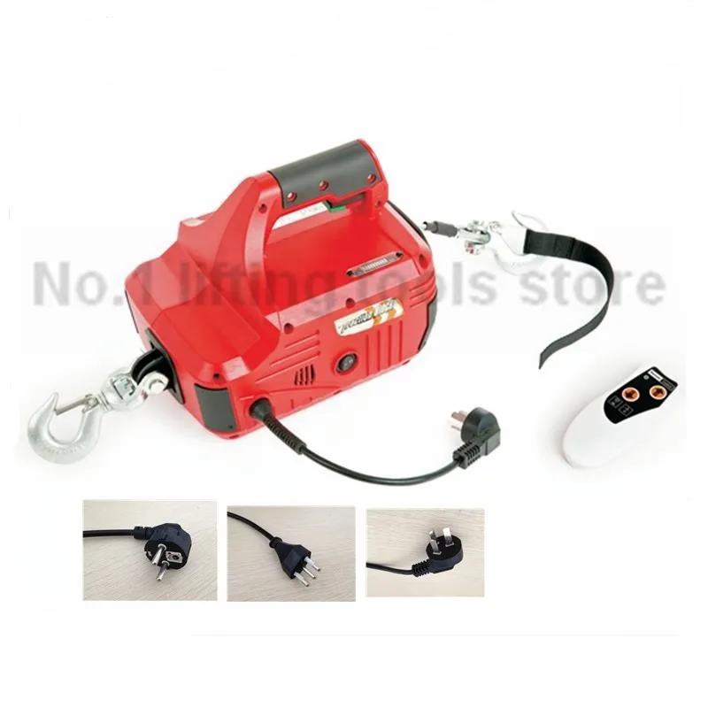 

454 kg 1000 lb electric winch with AC power cable 4.6M for building and construction