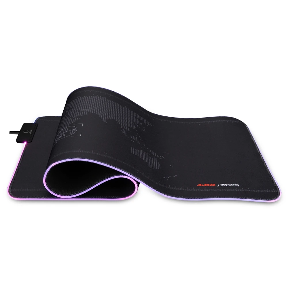 Оригинальный Ajazz AJPADS RGB коврик для мыши игровой USB Проводная Подсветка складной