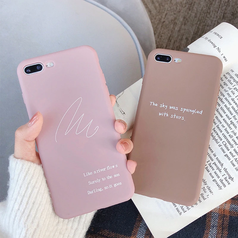

BONVAN For iPhone X XR XS Max Case soft simple Plain Protection Back Funda For iPhone 6 6s 7 8 Plus Phone Cover Coque