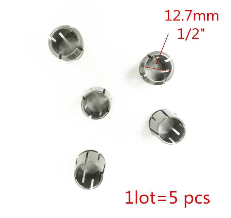 5 шт. Коллет 1/2 дюйма 12 7 мм для Makita 763622 4 763628 2 RP1801 3612T 3612CXY 3612CX RP1801F RP2301FC RP2301 RP1800