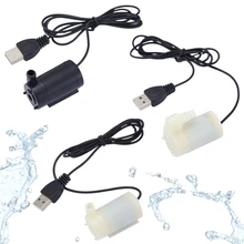 DC 5V USB düşük gürültü fırçasız Motor Pump120L/H Mini mikro dalgıç su pompası Diy kiti için