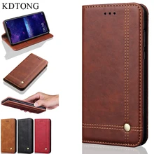 

KDTONG Case For Coque Huawei nova 3i Case Luxury Vintage Leather Flip Wallet Card Cover For Huawei nova 3i nova3i Case Phone Bag